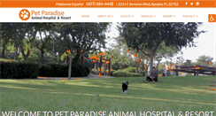 Desktop Screenshot of petparadiseah.com